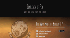 Desktop Screenshot of gentlemenoffew.com